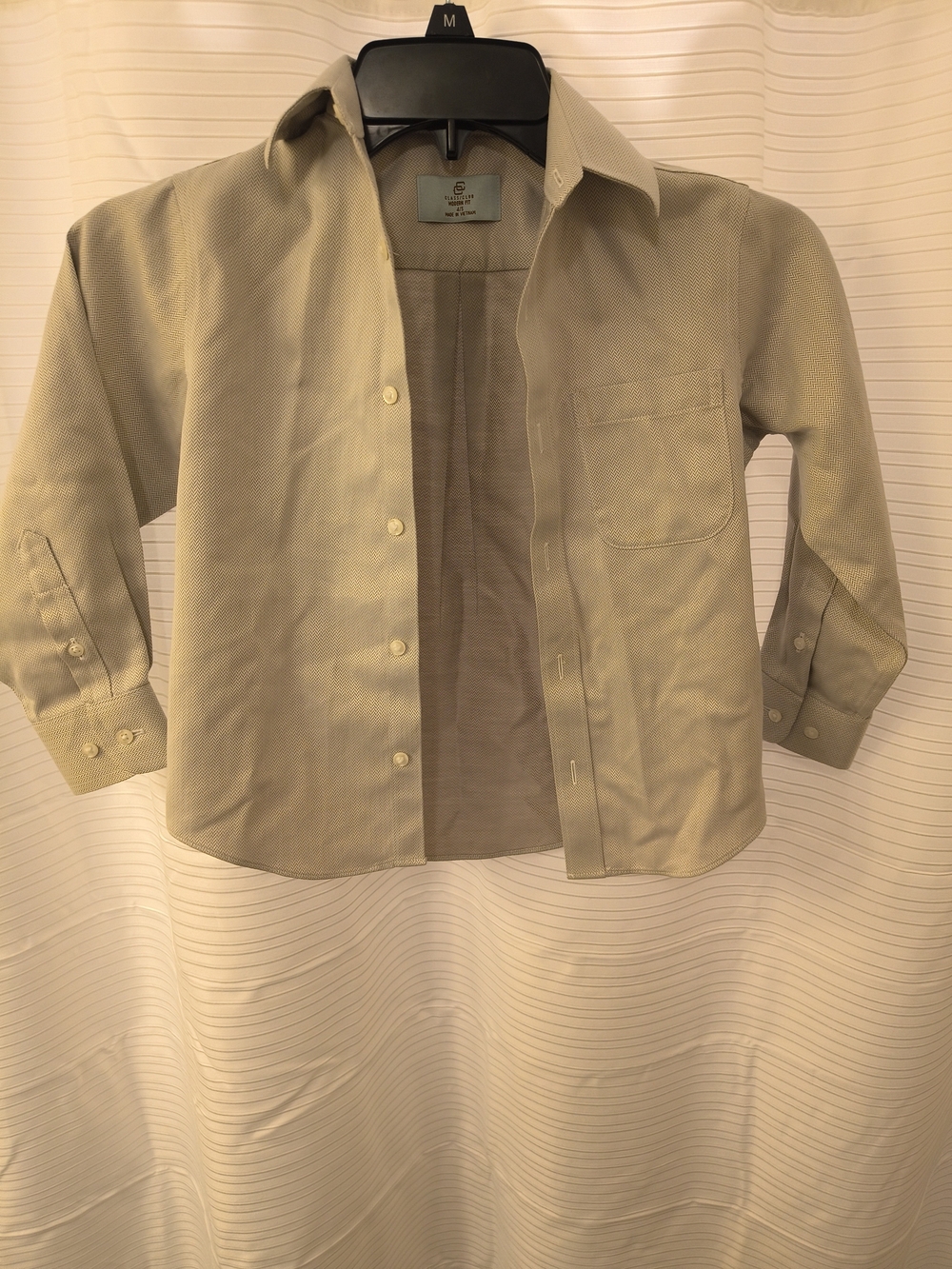 Club Room Light Olive Button-Down Shirt for Kids